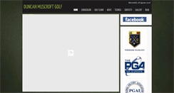 Desktop Screenshot of muscroftgolf.com