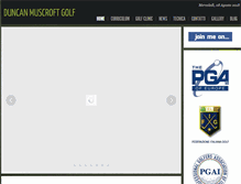 Tablet Screenshot of muscroftgolf.com